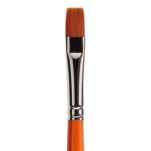 KINGART® Radiant™ 6300 Shader Series Premium Golden Synthetic Brushes for Acrylic, Oil and Watercolor - KINGART