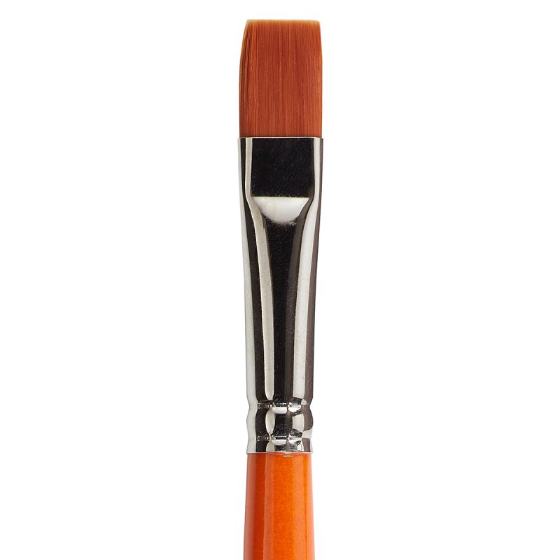 KINGART® Radiant™ 6300 Shader Series Premium Golden Synthetic Brushes for Acrylic, Oil and Watercolor - KINGART