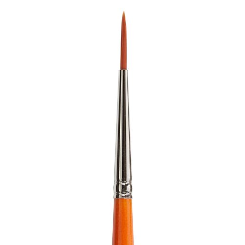 KINGART® Radiant™ 6350 Liner Series Premium Golden Synthetic Brushes for Acrylic, Oil and Watercolor - KINGART