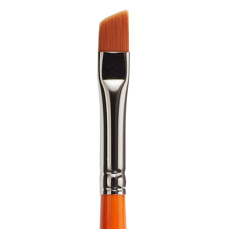 KINGART® Radiant™ 6400 Angle Shader Series Premium Golden Synthetic Brushes for Acrylic, Oil and Watercolor - KINGART