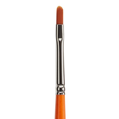 KINGART® Radiant™ 6500 Filbert Series Premium Golden Synthetic Brushes for Acrylic, Oil and Watercolor - KINGART