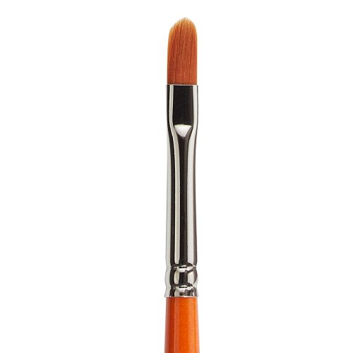 KINGART® Radiant™ 6500 Filbert Series Premium Golden Synthetic Brushes for Acrylic, Oil and Watercolor - KINGART