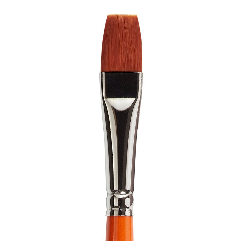 KINGART® Radiant™ 6550 Wash Series Premium Golden Synthetic Brushes for Acrylic, Oil and Watercolor - KINGART