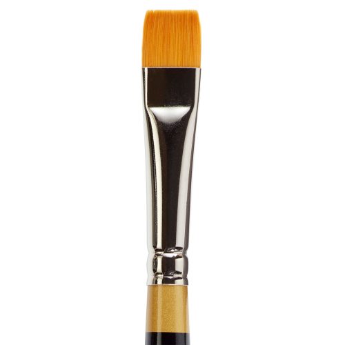 KINGART® Original Gold® 9450 Chisel Blender Series, Premium Golden Taklon Multimedia Artist Brushes - Premium - KINGART®