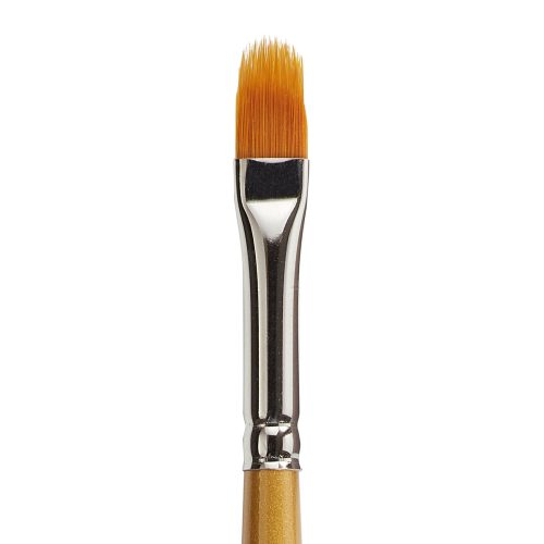 KINGART® Original Gold® 9520 Filbert Rake™ Series Premium Golden Taklon Multimedia Artist Brushes - KINGART