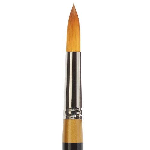 KINGART® Original Gold® 9700 Grande Round Wash Series, Premium Golden Taklon Multimedia Artist Brushes - KINGART