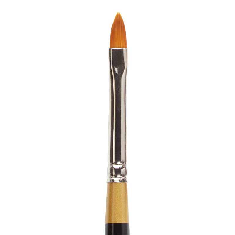 KINGART® Original Gold® 9515 Pointed Filbert Series, Premium Golden Taklon Multimedia Artist Brushes - KINGART