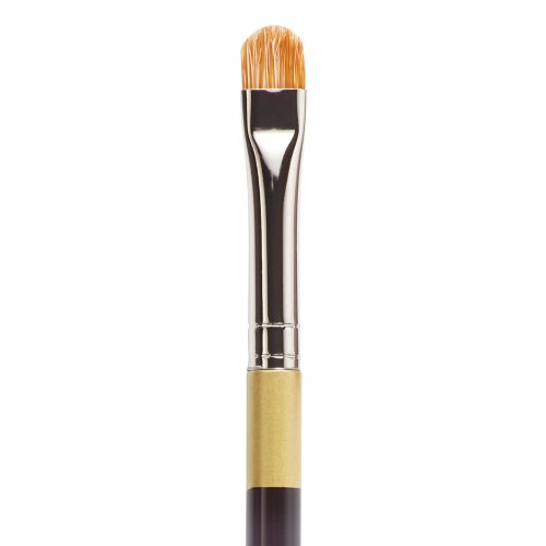 KINGART® Original Gold Specialty® 9247 Series, Crescent Filbert Blender Artist Brush, Golden Taklon & White Bristle Blend, Acrylic Handle - KINGART