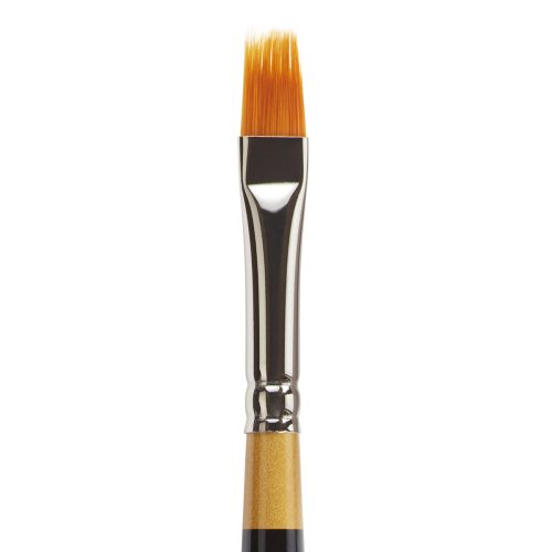 KINGART® Original Gold® 9120 Flat Rake™ Series Premium Golden Taklon Multimedia Artist Brushes - Premium - KINGART®