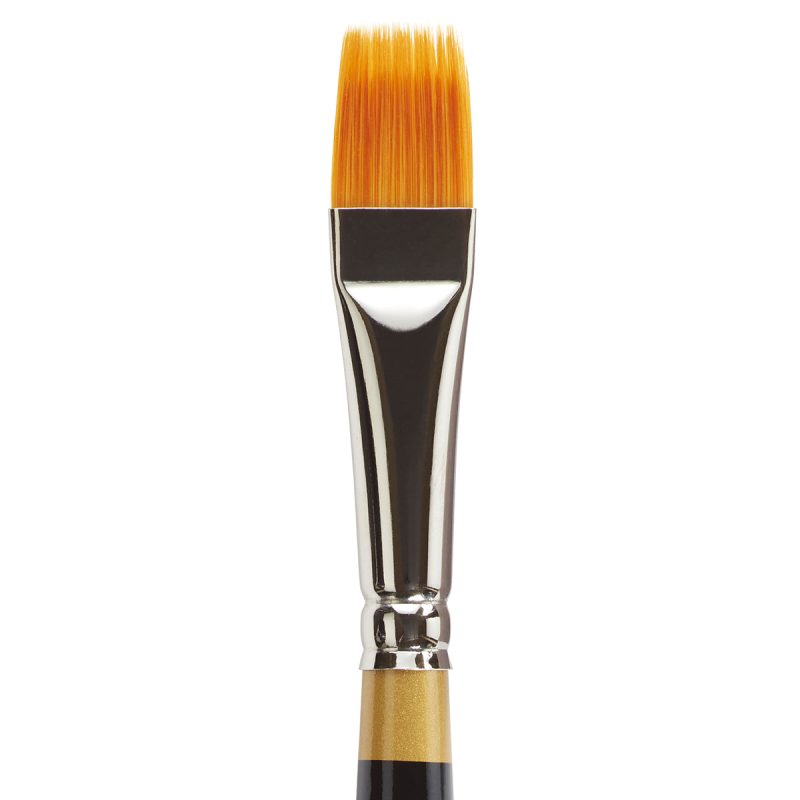 KINGART® Original Gold® 9120 Flat Rake™ Series Premium Golden Taklon Multimedia Artist Brushes - Premium - KINGART®