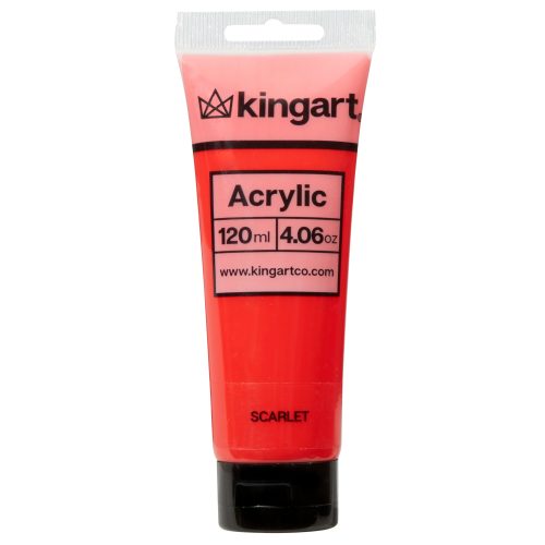 KINGART® PRO Artist Acrylic Paint, Individual Colors, 120ml (4.06oz) Per Tube, More Colors Available - KINGART