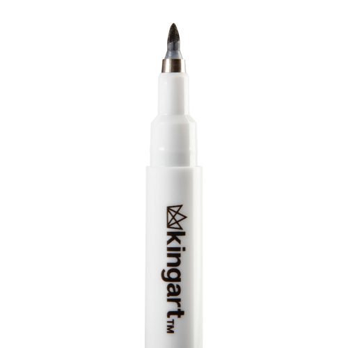 KINGART® PRO Inkline™ Fine Line Art & Graphic Single Black Pen, Archival Japanese Ink -  - KINGART