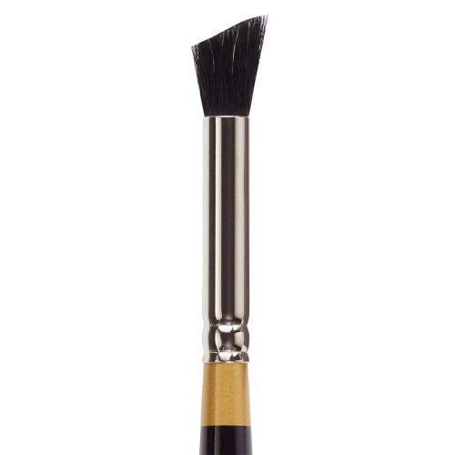 KINGART® Original Gold Specialty® 9245 Series, Russian Fitch Natural Blend Deerfoot Stippler Artist Brush - KINGART