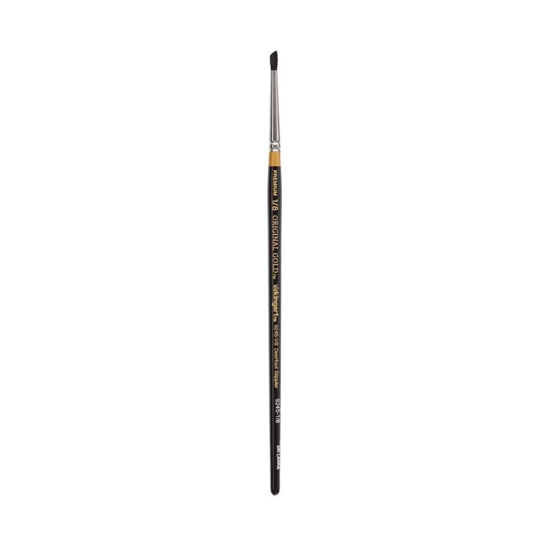 KINGART® Original Gold Specialty® 9245 Series, Russian Fitch Natural Blend Deerfoot Stippler Artist Brush - KINGART