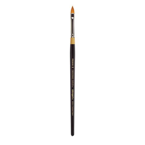 kingart premium 6 kingart original gold 9515 series golden taklon pointed filbert 9515 6 30093953564833