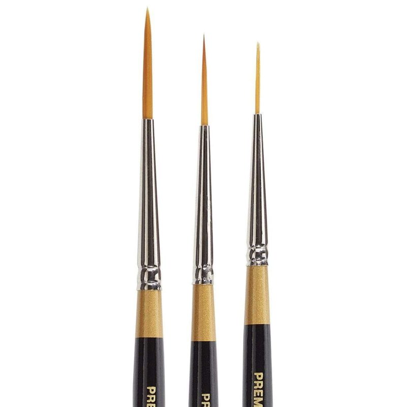 kingart premium kingart original gold 9375 series golden taklon mid length liner set of 3 29493631418529