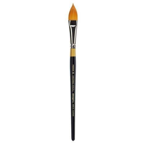 kingart premium kingart original gold 9930 series golden taklon oval floral petal artist brush 29499750449313