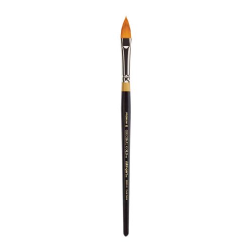 kingart premium kingart original gold 9930 series golden taklon oval floral petal artist brush 29974224208033