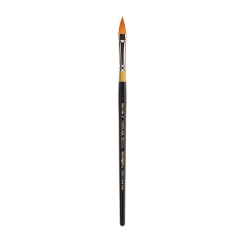 kingart premium kingart original gold 9930 series golden taklon oval floral petal artist brush 30080395346081