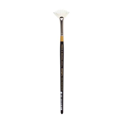 kingart premium kingart original gold specialty 9246 series synthetic bristle rake fan artist brush 29975062249633