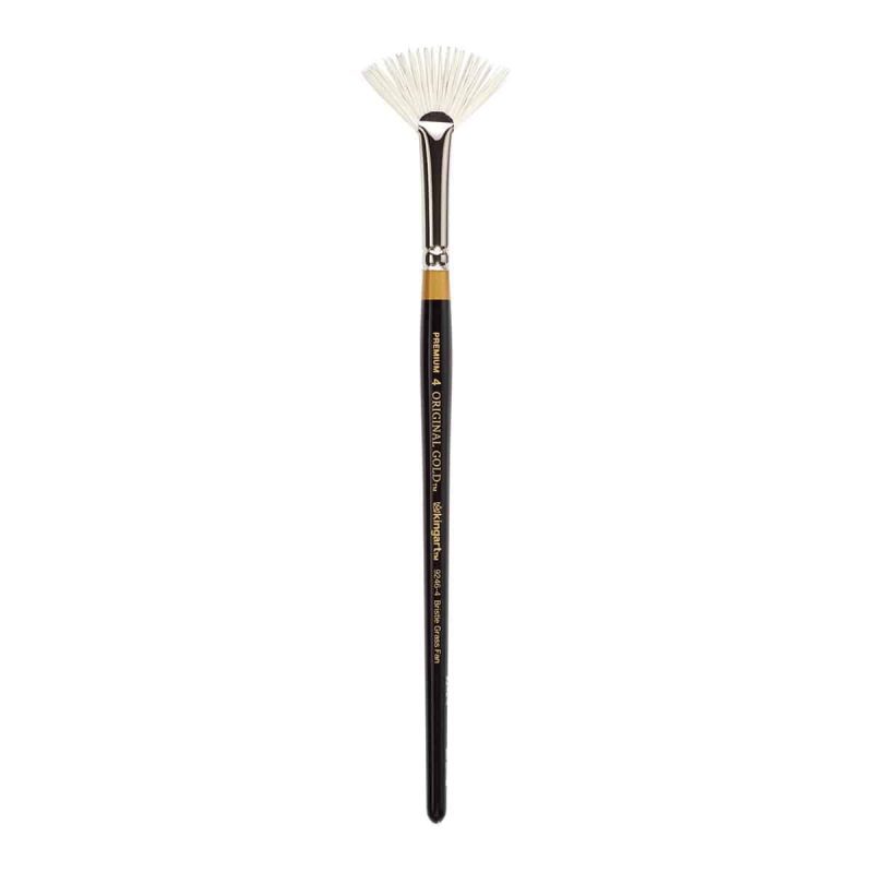 kingart premium kingart original gold specialty 9246 series synthetic bristle rake fan artist brush 30080011665569