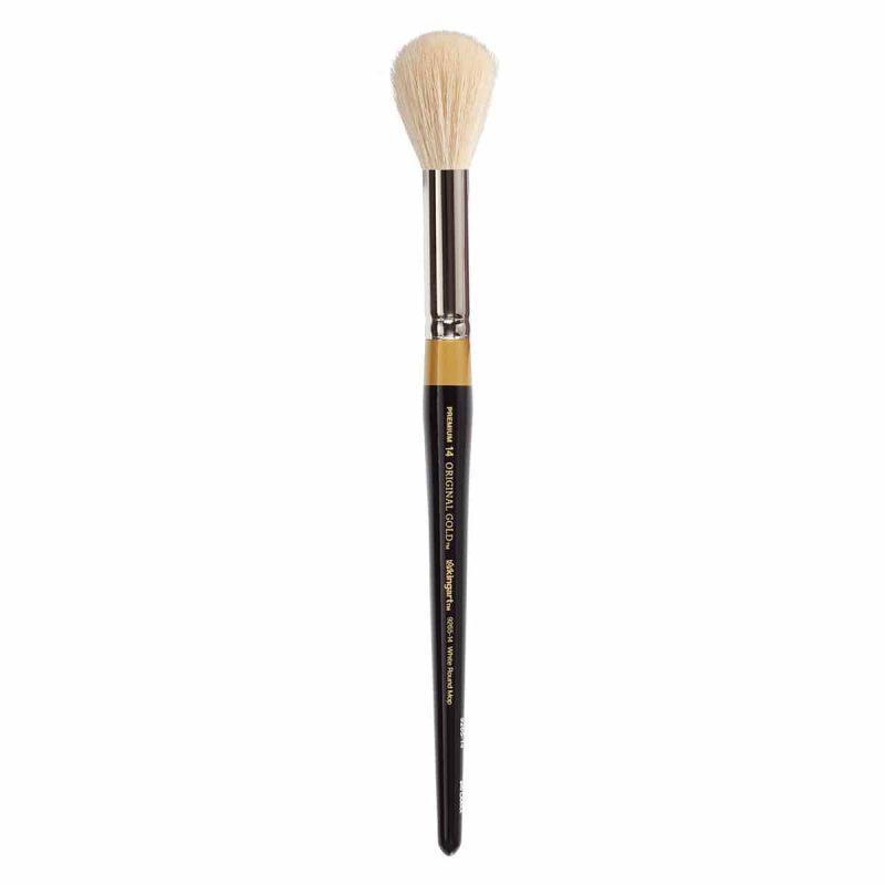 kingart premium kingart original gold specialty 9265 series round mop artist brush super soft natural 30080575963297