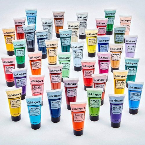 kingart pro kingart pro artist acrylic paint 22ml 0 74oz set of 48 unique colors 29465101795489