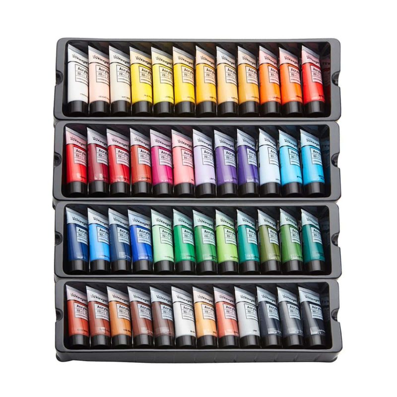 kingart pro kingart pro artist acrylic paint 22ml 0 74oz set of 48 unique colors 30180404560033