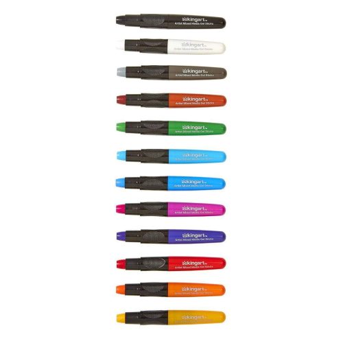 kingart studio kingart gel stick artist mixed media crayons set of 12 primary colors 29490293407905