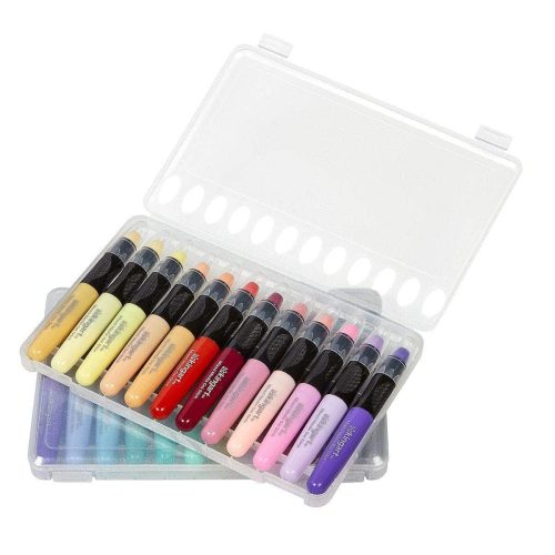 kingart studio kingart gel stick artist mixed media crayons set of 24 unique pastel colors 29497832374433