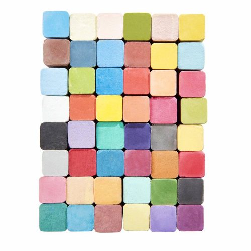 kingart studio kingart studio colored square chalk pastels set of 48 unique colors 29561399017633