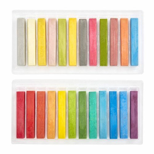 kingart studio kingart studio colored square chalk pastels set of 48 unique colors 29561400230049