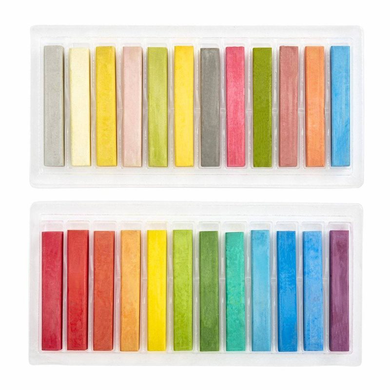 kingart studio kingart studio colored square chalk pastels set of 48 unique colors 29561400230049