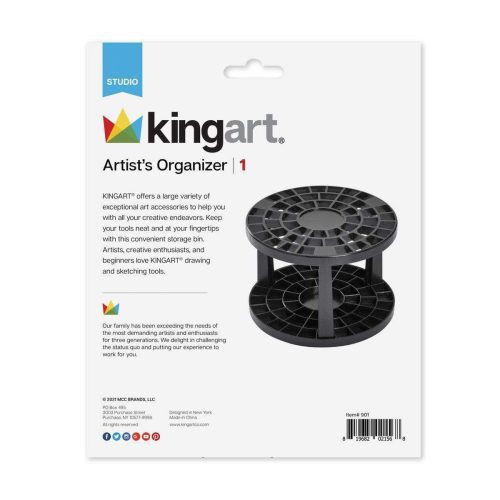 kingart studio kingart studio desk stand multibin organizer 49 slots 29489808015521