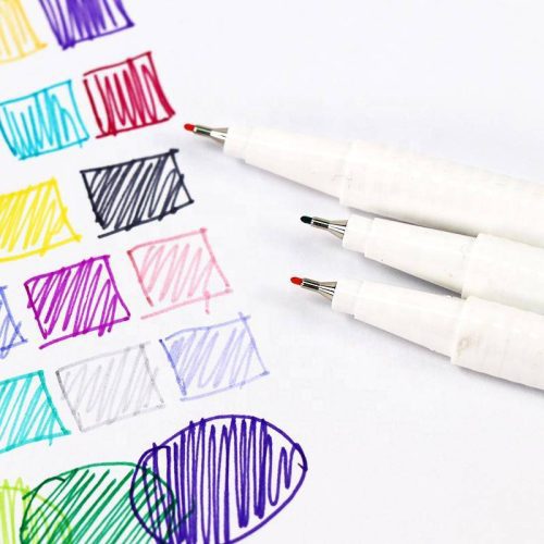 kingart studio kingart studio fine line color ink pens set of 24 unique colors size 04 mm 28663556898977