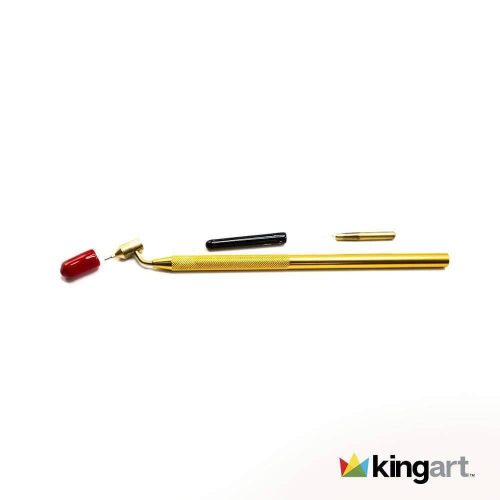 kingart studio kingart studio fine line painting pen stem flow size 5mm applicable with inks acrylics water based media 29490065637537