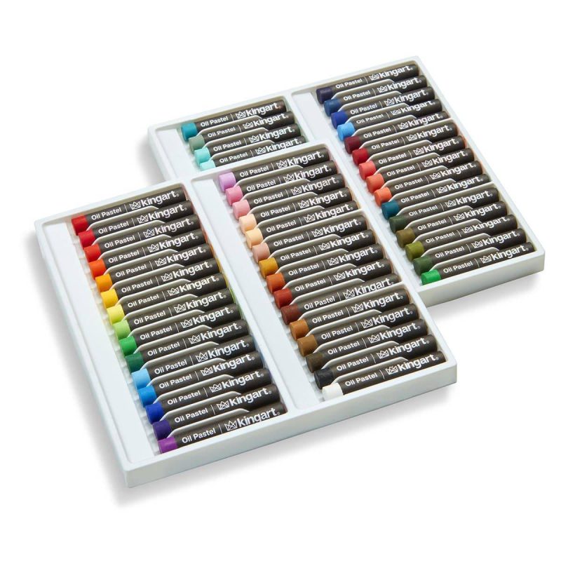 kingart studio kingart studio oil pastels set of 60 vivid colors 29555554549921