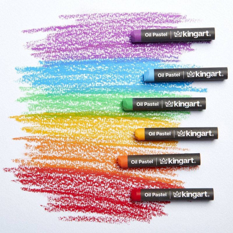 kingart studio kingart studio oil pastels set of 60 vivid colors 29555556221089