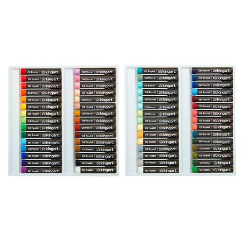 kingart studio kingart studio oil pastels set of 60 vivid colors 29560800641185