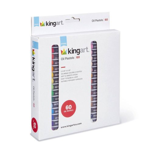 kingart studio kingart studio oil pastels set of 60 vivid colors 29561192874145