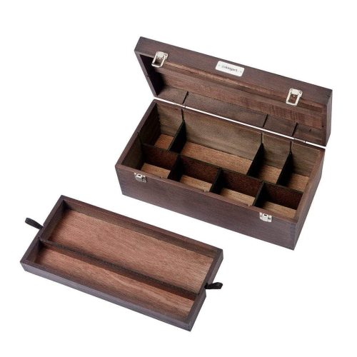 kingart studio kingart studio wooden artist supply chest espresso finish 29489732092065