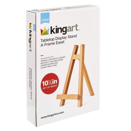 kingart studio kingart studio wooden tabletop display stand a frame easel 29497068650657