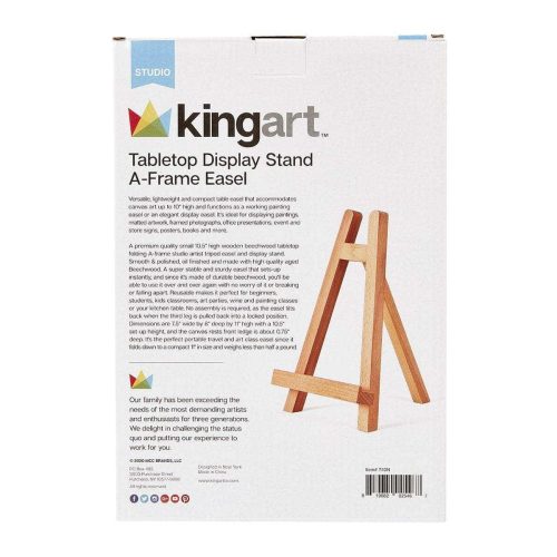 kingart studio kingart studio wooden tabletop display stand a frame easel 29497075892385