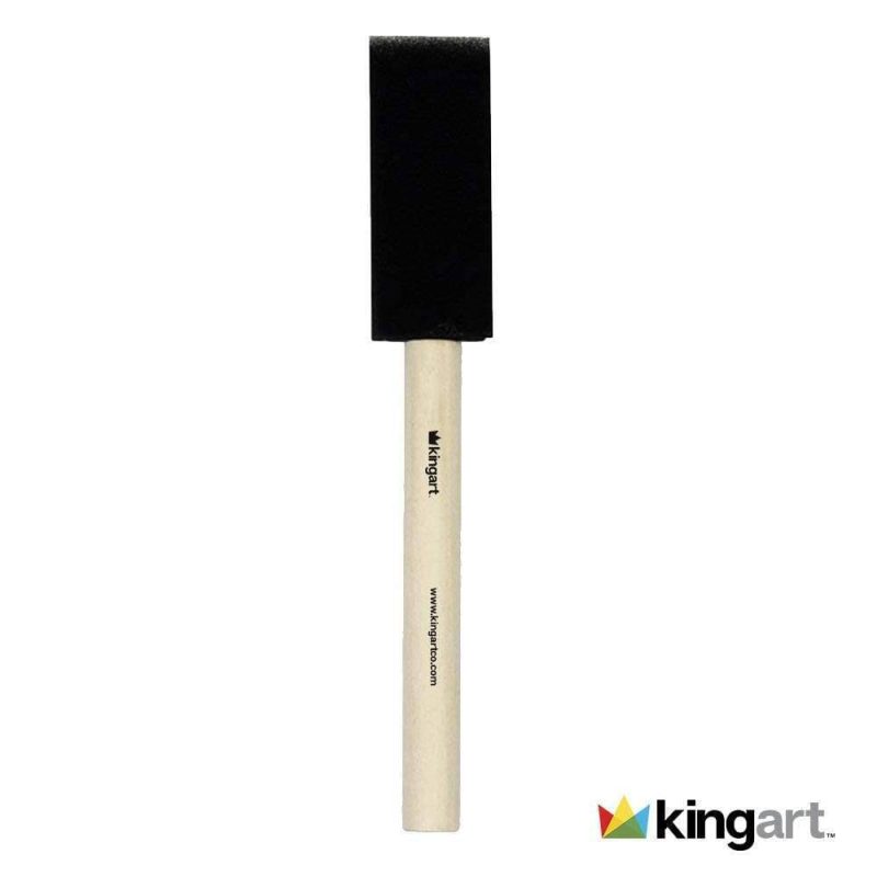 kingart value kingart foam brush value pack size 1 25 brushes 29469943103649