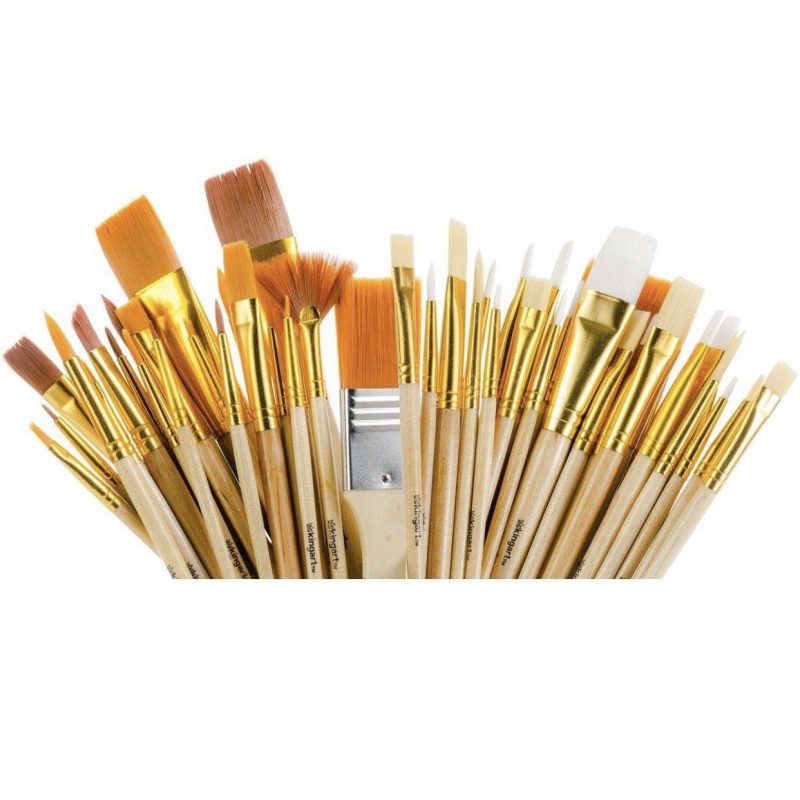 kingart value kingart value pack brushes set of 50 29471587631265