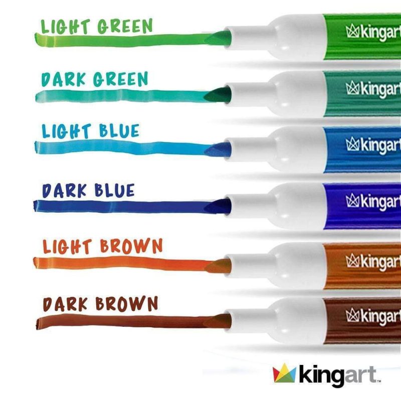 kingart value kingart value pack dry erase markers set of 36 12 colors 3 each 29454754250913